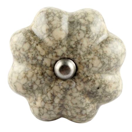 Cream Crackle Melon Ceramic Wine Stopper